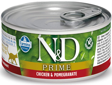 Farmina N&D Prime Chicken And Pomegranate Grain Free Adult Cat Tin